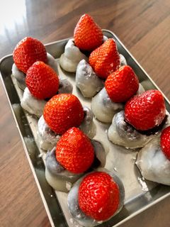 レンジで簡単いちご大福-レシピのメイン写真