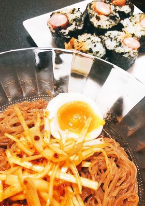 ビビン麺☆キンパ-レシピのメイン写真