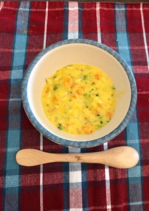 離乳食　野菜嫌いな息子のコーンスープ-レシピのメイン写真