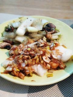 白身魚のソテー ネギのバルサミコ酢ソース-レシピのメイン写真