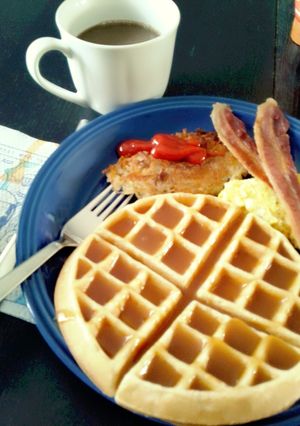 breakfast waffles-レシピのメイン写真