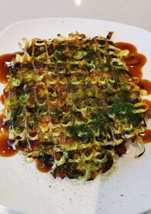 キャベツたっぷりうちのお好み焼き-レシピのメイン写真