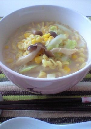簡単オイシイ☆みるく味噌ラーメン-レシピのメイン写真