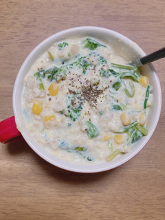 豆乳のオートミールリゾット-レシピのメイン写真