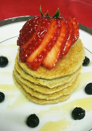 砂糖小麦粉牛乳なし♪ダイエットパンケーキ-レシピのメイン写真