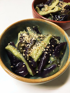 レンジで簡単!とろける「茄子のナムル」-レシピのメイン写真