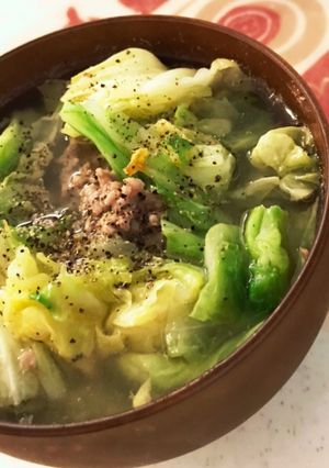 超簡単！満腹ほっこりキャベツスープ-レシピのメイン写真