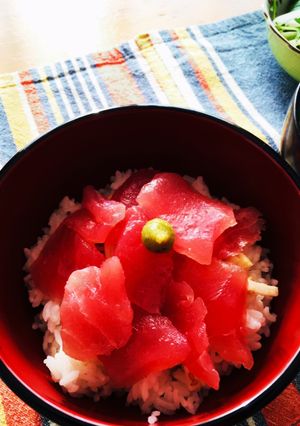 簡単美味い!約300円山芋マグロ丼-レシピのメイン写真