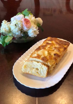 【簡単混ぜるだけ！】りんごたっぷりケーキ-レシピのメイン写真