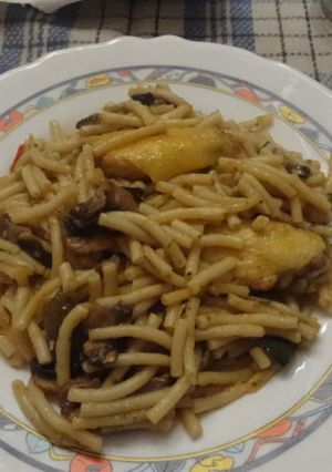 スペイン家庭料理!!手羽先とマカロニ煮込-レシピのメイン写真