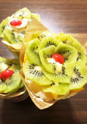 ☆簡単☆ お花のクレープ　-レシピのメイン写真