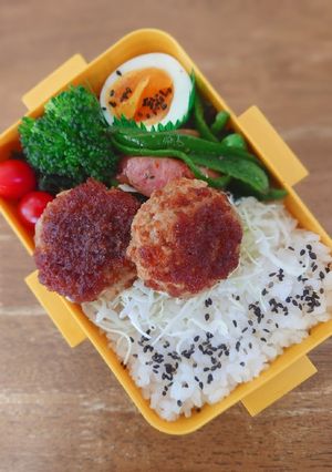 おろしハンバーグ弁当-レシピのメイン写真