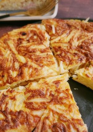 もやしとベーコンのスペイン風オムレツ-レシピのメイン写真