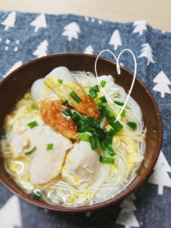 ☆ささ身と竹輪のにゅうめん☆-レシピのメイン写真