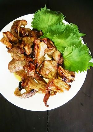 すじ肉のバター醤油焼き-レシピのメイン写真