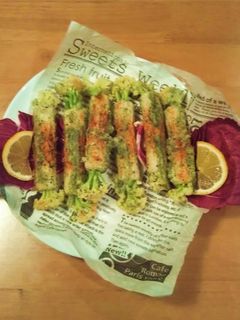 カリフローレのちくわ磯部揚げ-レシピのメイン写真