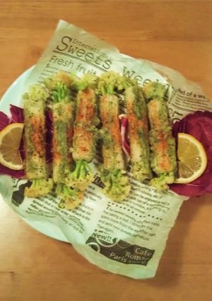 カリフローレのちくわ磯部揚げ-レシピのメイン写真