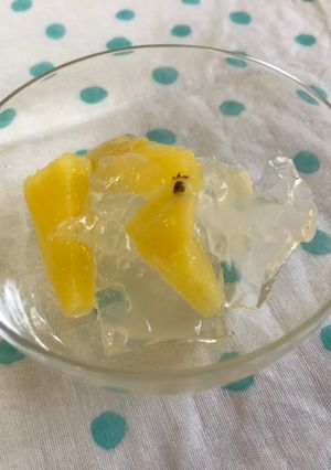 適当に作るパイナップル微炭酸寒天ゼリー-レシピのメイン写真