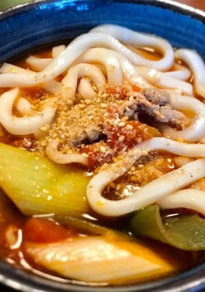 トマトつけうどん-レシピのメイン写真
