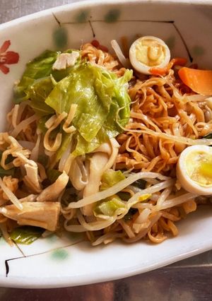 チキンラーメンでなんちゃってパッタイ!?-レシピのメイン写真