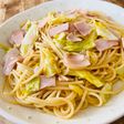 簡単!キャベツとハムの和風パスタ