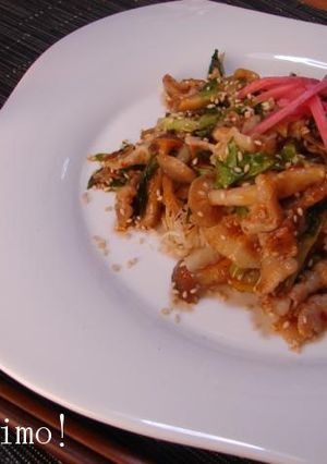 焼き素麺 のピリ辛あんかけ-レシピのメイン写真