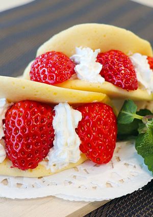 いちごのミニオムレット【JA遠州夢咲】-レシピのメイン写真