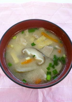 味噌味すいとん-レシピのメイン写真