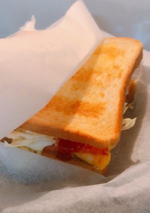 韓国で大人気ハンバーガートースト☆修正済-レシピのメイン写真
