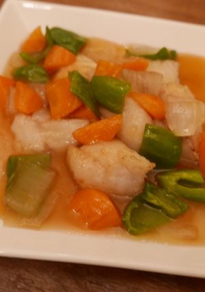 鱈と野菜の甘酢あんかけ-レシピのメイン写真
