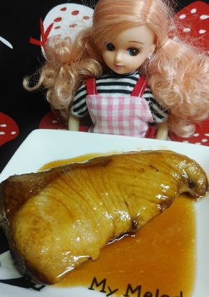 リカちゃん♡ぶりの照り焼き(梅酒味)-レシピのメイン写真