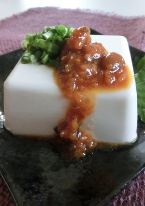 冷ややっこ*しょうゆ豆トッピング*-レシピのメイン写真