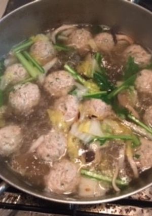 サラダラティーナと肉団子スープ-レシピのメイン写真