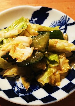 キャベツときゅうりのうま辛ラーポン！-レシピのメイン写真