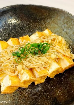 5分で完成!厚揚げのきのこあん♡-レシピのメイン写真