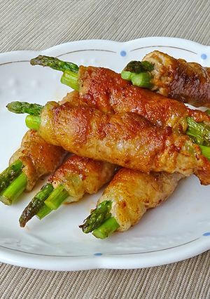 【バターの風味】アスパラの豚肉巻き-レシピのメイン写真