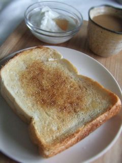カフェ風♡香るシナモンバタートースト-レシピのメイン写真