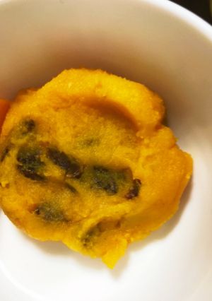 離乳食後期♩かぼちゃレーズン-レシピのメイン写真