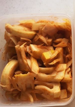 歯応え抜群!!たけのこのキムチ-レシピのメイン写真