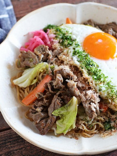 ラム肉のジューシー焼きそば-レシピのメイン写真