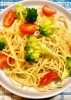 エゴマ&オリーブオイルパスタ-レシピのメイン写真
