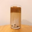 おうちカフェ、タピオカ入ダルゴナコーヒー