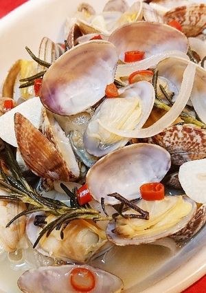 あさりと新玉ねぎの簡単♪ワイン蒸し-レシピのメイン写真
