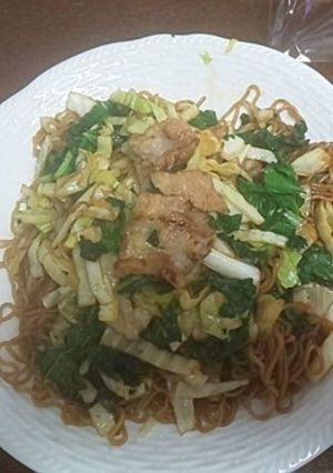 ケール焼きそば-レシピのメイン写真