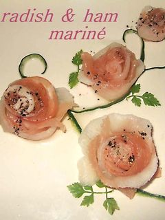 ❀薔薇❀生ハムと大根のマリネ-レシピのメイン写真