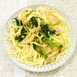 ほうれん草とベーコンの和風パスタ