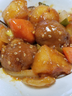 肉団子で酢豚♪-レシピのメイン写真