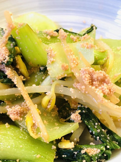 もやしとチンゲン菜のたらこ炒め-レシピのメイン写真