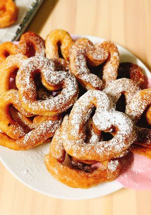 HMと豆腐だけ！サクふわハートのチュロス-レシピのメイン写真