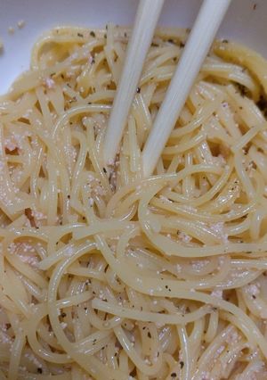 レンチンたらこパスタ-レシピのメイン写真